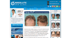 Desktop Screenshot of absolutehairclinic.com